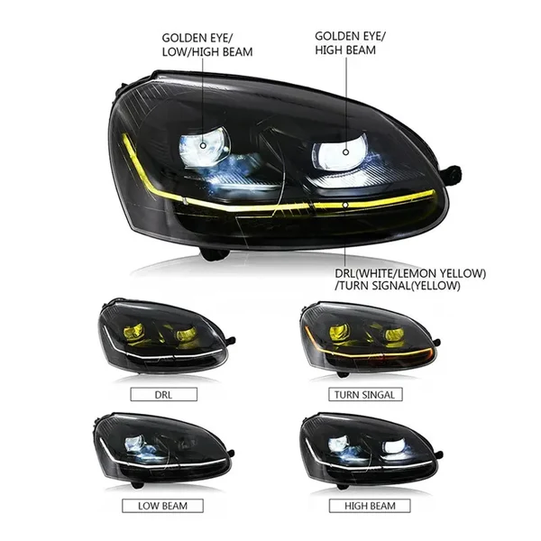 Suitable-To-Fit-VW-Golf-5-Upgrade-Headlights-Ma Suitable To Fit VW Golf 5 Upgrade Headlights Ma